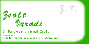 zsolt varadi business card